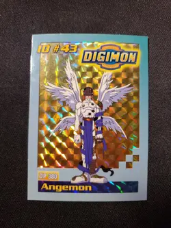 Digimon Trading Card ID #43 Angemon Vintage 1999 Bandai NM See Pics - Image 1