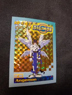 Digimon Trading Card ID #43 Angemon Vintage 1999 Bandai NM See Pics - Image 2