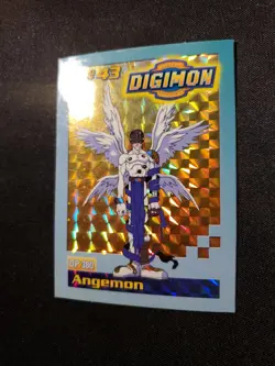 Digimon Trading Card ID #43 Angemon Vintage 1999 Bandai NM See Pics - Image 3