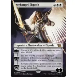 ARCHANGEL ELSPETH (BORDERLESS) March Of The Machine MOM Planeswalker Magic MTG - Image 1