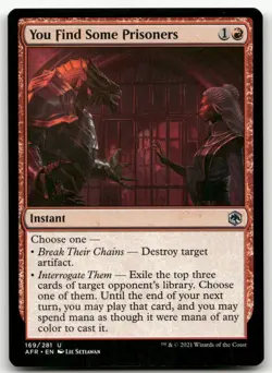 You Find Some Prisoners #169 (NM) Forgotten Realms AFR Magic MTG - Image 1