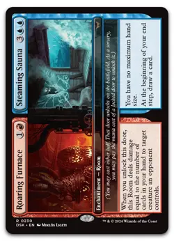 Roaring Furnace // Steaming Sauna #230 (NM) Duskmourn DSK Magic MTG - Image 1
