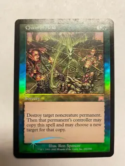 Chain of Acid Onslaught Foil L.P But still in excellent condition plus promo!!!! - Image 1