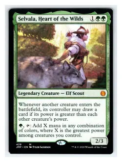 Selvala, Heart of the Wilds, Jumpstart, Magic MTG Off Center - Image 1