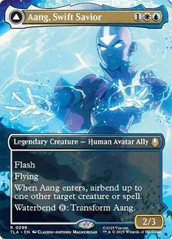 Aang, Swift Savior (Borderless) [Avatar: The Last Airbender] MTG - Image 1