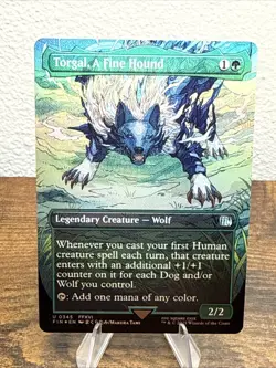 Torgal, A Fine Hound (Borderless) Final Fantasy Foil - Image 1