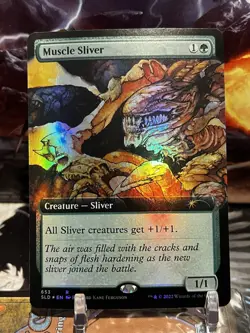 MTG | Muscle Sliver (Extended) ✨FOIL✨ (Secret Lair) - Image 1