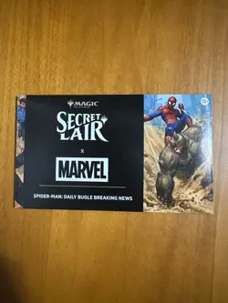 Spider-Man: Daily Bugle Breaking News Non-Foil Edition Secret Lair Sealed - Image 1