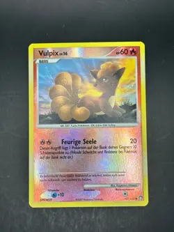 Vulpix 107/123 Common Mysterious Treasures Pokemon Reverse Holo LP DE - Image 1
