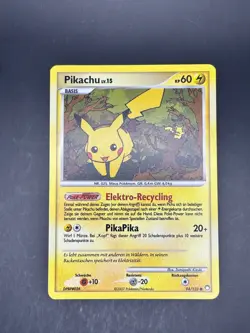 Pikachu 94/123 Common Mysterious Treasures Pokemon No Holo Lightly Played DE - Image 1