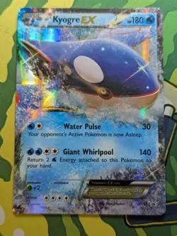 Kyogre EX XY41 XY Black Star Promo Pokemon Card - LP - Image 1
