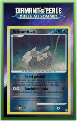 Relicanth Reverse - DP04:Duels au Sommet - 51/106 - Carte Pokemon Francaise - Image 1