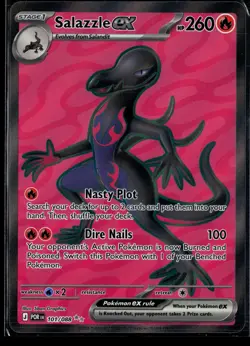 Salazzle ex 101/088 Perfect Order Ultra Rare Pokemon - Image 1