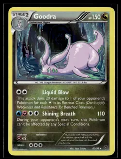 Goodra 60/98 Ancient Origins Reverse Holo Rare Holo Pokemon - Image 1