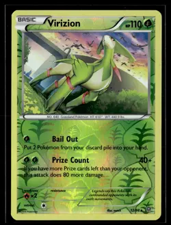 Virizion 12/98 Ancient Origins Reverse Holo Rare Holo Pokemon - Image 1