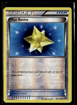 Max Revive 120/146 XY Reverse Holo Uncommon Pokemon - Image 1