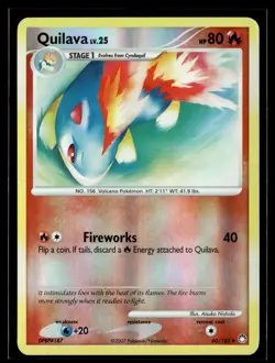 Quilava 60/123 Mysterious Treasures Reverse Holo Uncommon Pokemon - Image 1