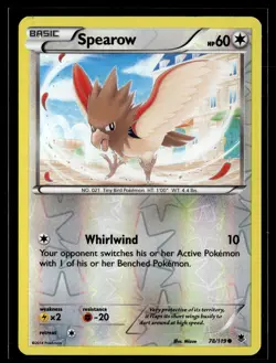 Spearow 78/119 Phantom Forces Reverse Holo Common Pokemon - Image 1
