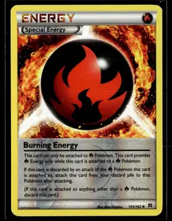 Burning Energy 151/162 BREAKthrough Reverse Holo Uncommon Pokemon - Image 1