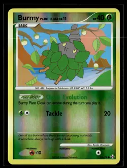Burmy Plant Cloak 56/99 Arceus Reverse Holo Common Pokemon - Image 1