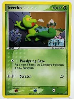 Treecko 67/100 EX Crystal Guardians Reverse Holo 2006 Vintage Pokemon TCG Card - Image 1