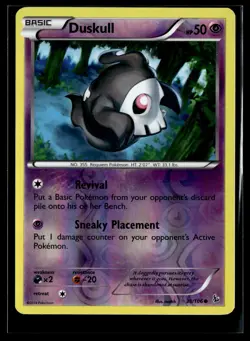 Duskull 38/106 Flashfire Reverse Holo Common Pokemon - Image 1