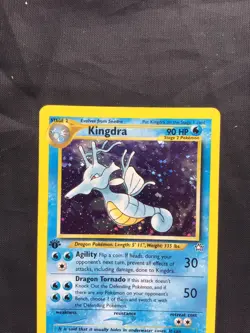 Pokemon Cards: Neo Genesis 1st Edition Rare Holo: Kingdra 8/111 - Image 2