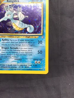 Pokemon Cards: Neo Genesis 1st Edition Rare Holo: Kingdra 8/111 - Image 5