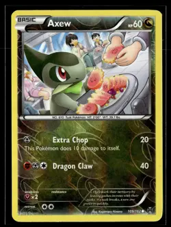 Axew 109/162 BREAKthrough Reverse Holo Common Pokemon - Image 1