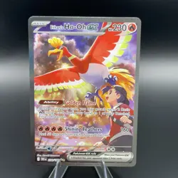 Pokemon TCG Ethan's Ho-Oh EX Card 230/182 Sv10: Destined Rivals - Image 1