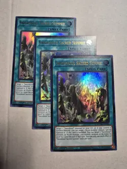 3X Yugioh Swordsoul Sacred Summit MAMA-EN042 Ultra Rare 1st Edition NM - Image 1