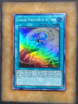 Yugioh Flawless Perfection of the Tenyi OP17-EN008 Super Rare NM - Image 1