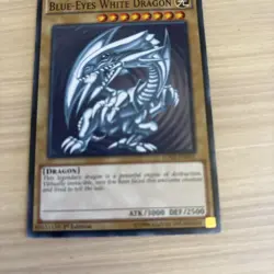 1996 Yugioh Legendary Decks II Blue-Eyes White Dragon LDK2-ENK01 NON HOLO - Image 4