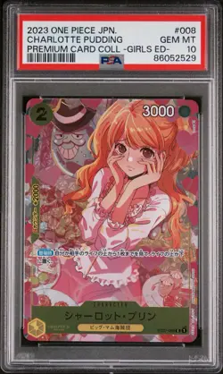 PSA 10 Charlotte Pudding JPN Exclusive ONE PIECE Girls Edition Prem Collection - Image 1