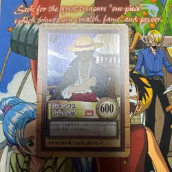 Extreme Early 1999 One Piece Carddass Hyper C14 Shanks Noble Friendship Battle - Image 3
