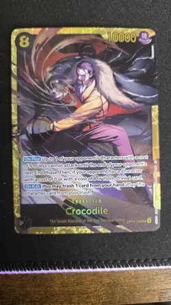 Crocodile OP14-120 SEC | NM | The Azure Sea's Seven | One Piece TCG | English - Image 1