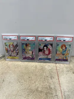 ONE PIECE ILLUSTRATION BOX VOL 1&2 NAMI BOA MARIA YAMATO SEQUENTIAL SET PSA 10 - Image 1