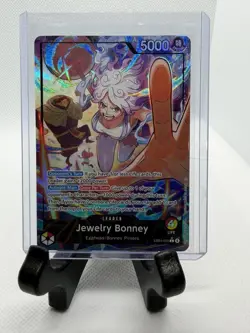 One Piece TCG Jewelry Bonney EB04-001 OP15 Alt Art Leader - Image 1