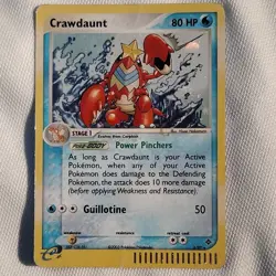 Pokemon TCG Crawdaunt EX Dragon Holo Rare Card 3/97 MP Condition - Image 1