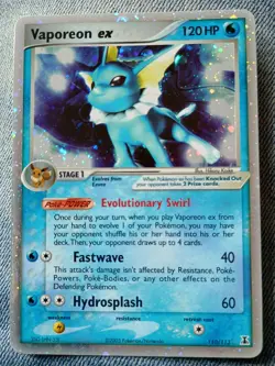Vaporeon EX 110/113 - Ex Delta Species 2005 Holo Ultra Rare Pokemon Card TCG NM - Image 1