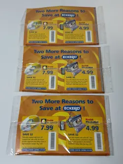 3 Pokemon Action Flipz Game CCG Cards Eckerd Drugs Vintage Unopened Pack Lot - Image 2