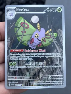 Pokemon Card Dustox 220/217 Ascended Heroes Illustration Rare Pokemon TCG - Image 1
