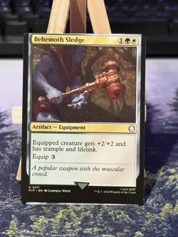 🎉 Miscut - Behemoth Sledge - MTG Magic the Gathering Oddity Error Misscut - Image 3