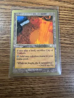 City Of Traitors World Championship Decks Gold Border MTG Magic The Gathering - Image 1