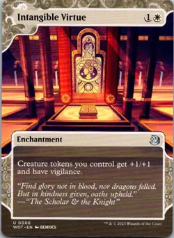 Magic the Gathering Intangible Virtue Enchanting Tales MTG Free Shipping! - Image 1