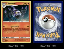 CHANDELURE 30/236 HOLO R UNIFIED MINDS POKEMON HOLO NM/M - Image 3
