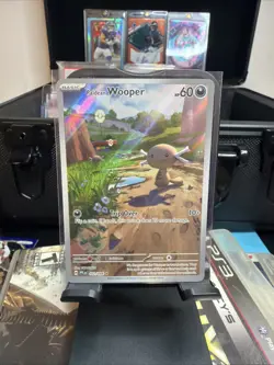Paldean Wooper Holo Illustration Rare Pokemon 2023 IR Illustration Rare Holo - Image 1