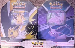 Pokemon TCG V Heroes Tin 2-Pack Kit Jolteon V & Espeon V, English 2023 - Image 1