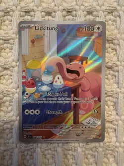 Pokemon TCG Lickitung SV05 Temporal Forces 180/162 Illustration Rare Holo EN - Image 2
