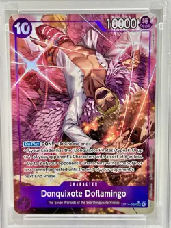 One Piece Donquixote Doflamingo - OP14-069 (Alternate Art) PSA 10 ENGLISH - Image 2